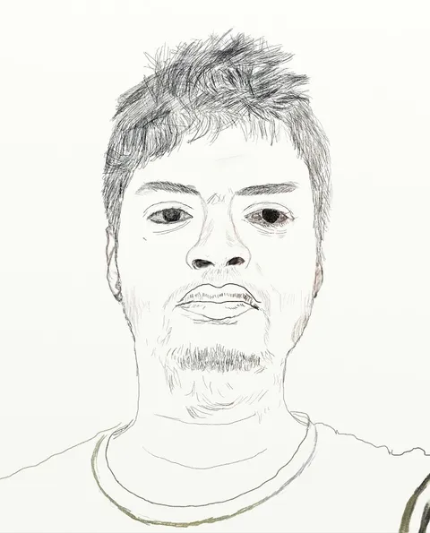 A sketch of Rahul Kumar